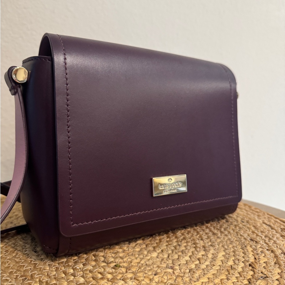 Kate Spade Cabernet wine, beautiful Crossbody purse. Perfect midsize to fit all